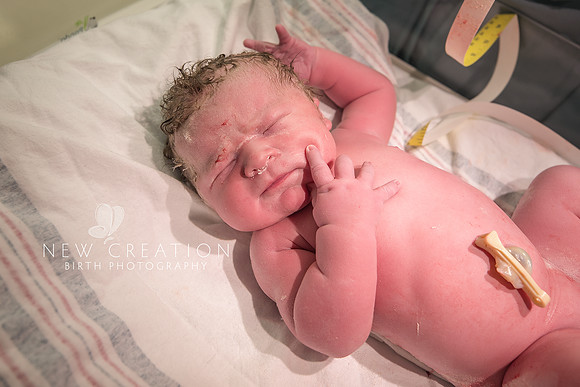 Hora Cedar Rapids C-Section Birth Photography 0170